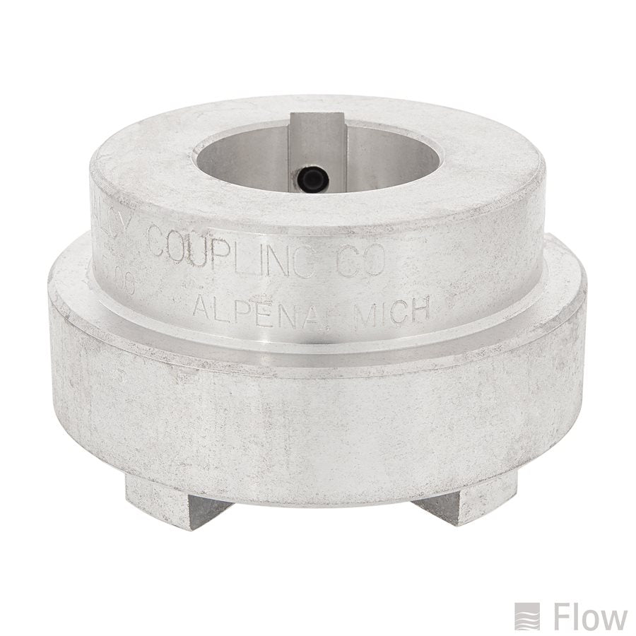 Shaft Coupling With Flange and Keyway